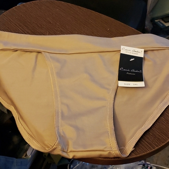 Carrie Amber Intimates Women's High Cut Nude Panty Size 3XL (10) Style 3026XP - Picture 1 of 8